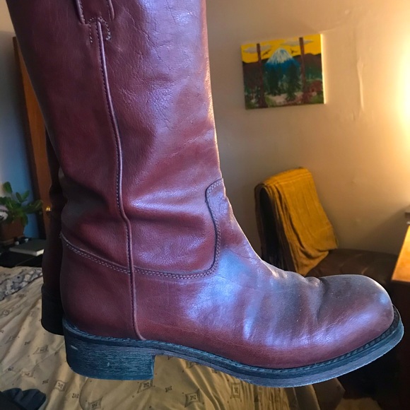 AS IS ... Size 10 Italian made Paolo leather boots (read description) - Picture 1 of 2
